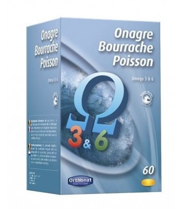 O.B.P.(ONAGRA-BORRAJA-SALMON) 60 CAPS. ORTHONAT