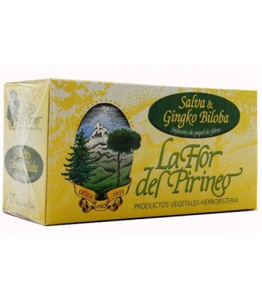 INFUSIÓN SALVIA & GINKGO BILOBA LA FLOR DEL PIRINEO