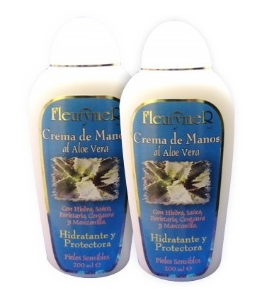 Crema de Manos al Aloe Vera y Plantas Medicinales Fleurymer