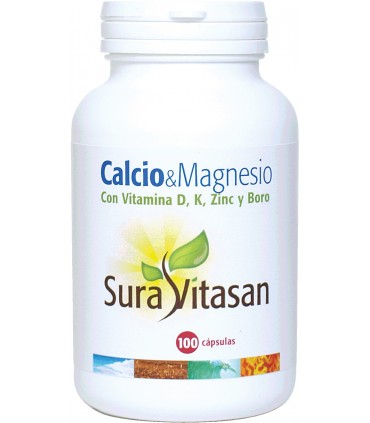 Calcio&Magnesio con Vitamina D+K+ZINC+BORO Sura Vitasan