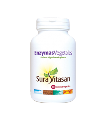 ENZYMAS VEGETALES 60 CAPS SURA VITASAN