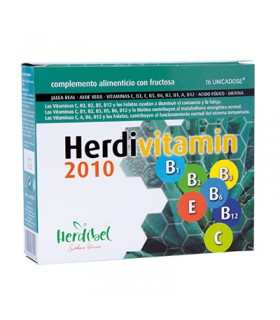 HERDIVITAMIN 2010 16 ampollas unic. 10 ml. HERDIBEL