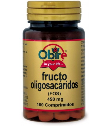 FRUCTO-OLIGOSACARIDOS (antiguo VIENTRE PLANO) 450 mg. 100 comp. OBIRE