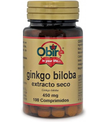 GINKGO BILOBA 450 MG. 100 COMP. OBIRE