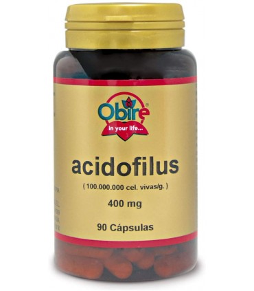 ACIDOFILUS 400 MG. 90 cápsulas OBIRE