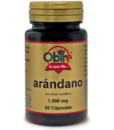 ARANDANO 1000 MG. 60 CÁPSULAS OBIRE
