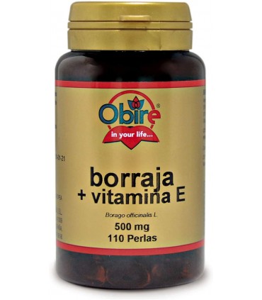 Borraja 500 Mg. 110 Perlas Obire