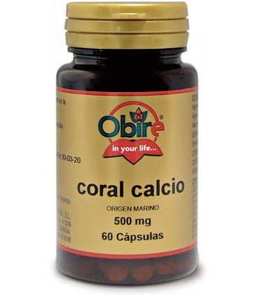 CALCIO CORAL 500 MG. 60 CAPS. OBIRE