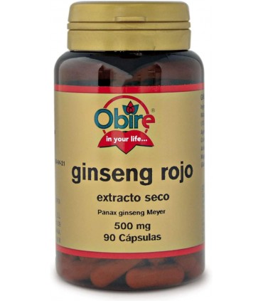 GINSENG ROJO (EXT SECO) 500 MG. 90 CAPS. OBIRE