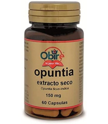 OPUNTIA EXTRACTO SECO 150 MG. 60 CAPS. OBIRE