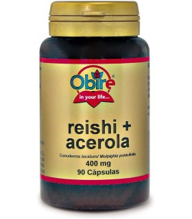 REISHI (MICELIO) + ACEROLA 400 MG. 90 CAPS. OBIRE