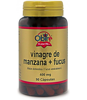 VINAGRE DE MANZANA + FUCUS 400 MG. 90 CAPS. OBIRE