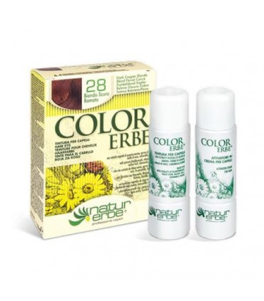 TINTE 28 RUBIO OSCURO COBRE NATUR ERBE