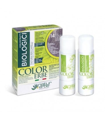 TINTE 14 BIO RUBIO NATURAL CENIZA NATUR ERBE
