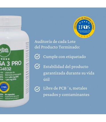 CALIDAD OMEGA 3 PRO VIBEFARMA