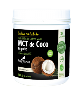 Mct De Coco Polvo 150 Gr. Suravitasan