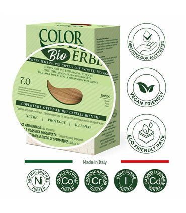 Tintura COLOR ERBE Bio Biondo (7.0)