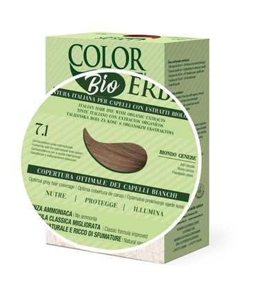 Tintura COLOR ERBE Bio Biondo Cenere (7.1)