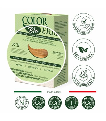 Tintura COLOR ERBE Bio Biondo Miele (8.31)