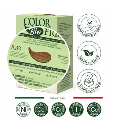Tintura COLOR ERBE Bio Biondo Sole (8.33)