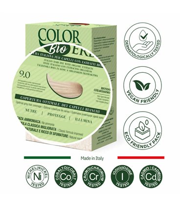 Tintura COLOR ERBE Bio Biondo Chiarissimo (9.0)