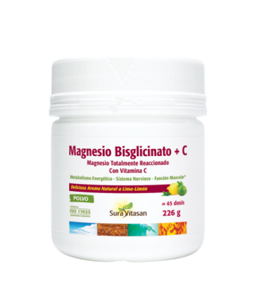 MAGNESIO BISGLICINATO + C 226 gr. SURAVITASAN