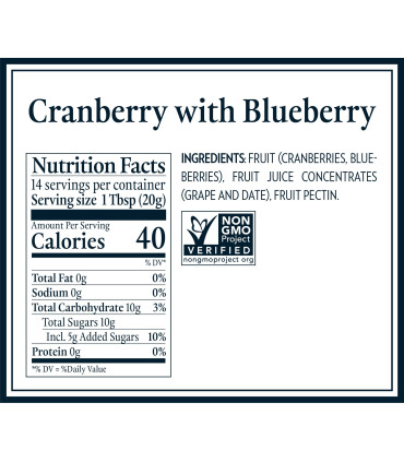 MERMELADA ARANDANOS ROJOS Y AZULES 284 gr. ST. DALFOUR