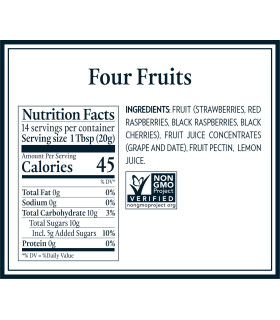 MERMELADA 4 FRUTAS 284 gr. ST. DALFOUR