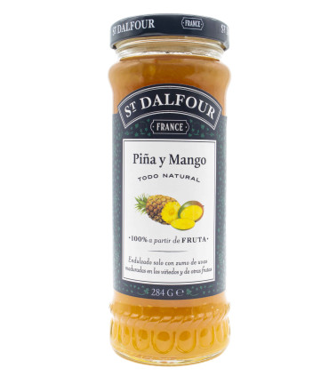 MERMELADA PIÑA Y MANGO 284 gr. ST. DALFOUR