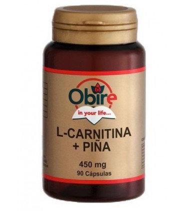 L-CARNITINA + PIÑA 450 MG. 90 CÁPSULAS